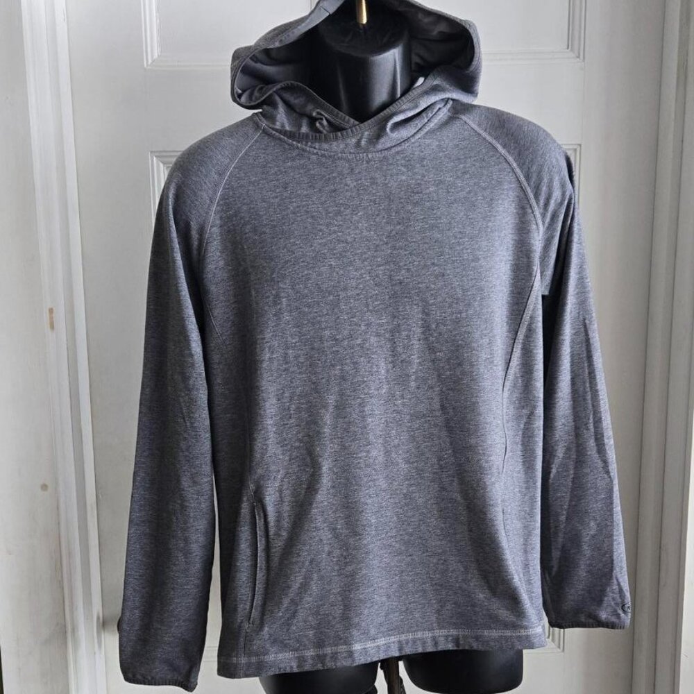 Arborwear Women's Medium Gray Heavy Tech Hoodie Stretch Pullover Dri Release